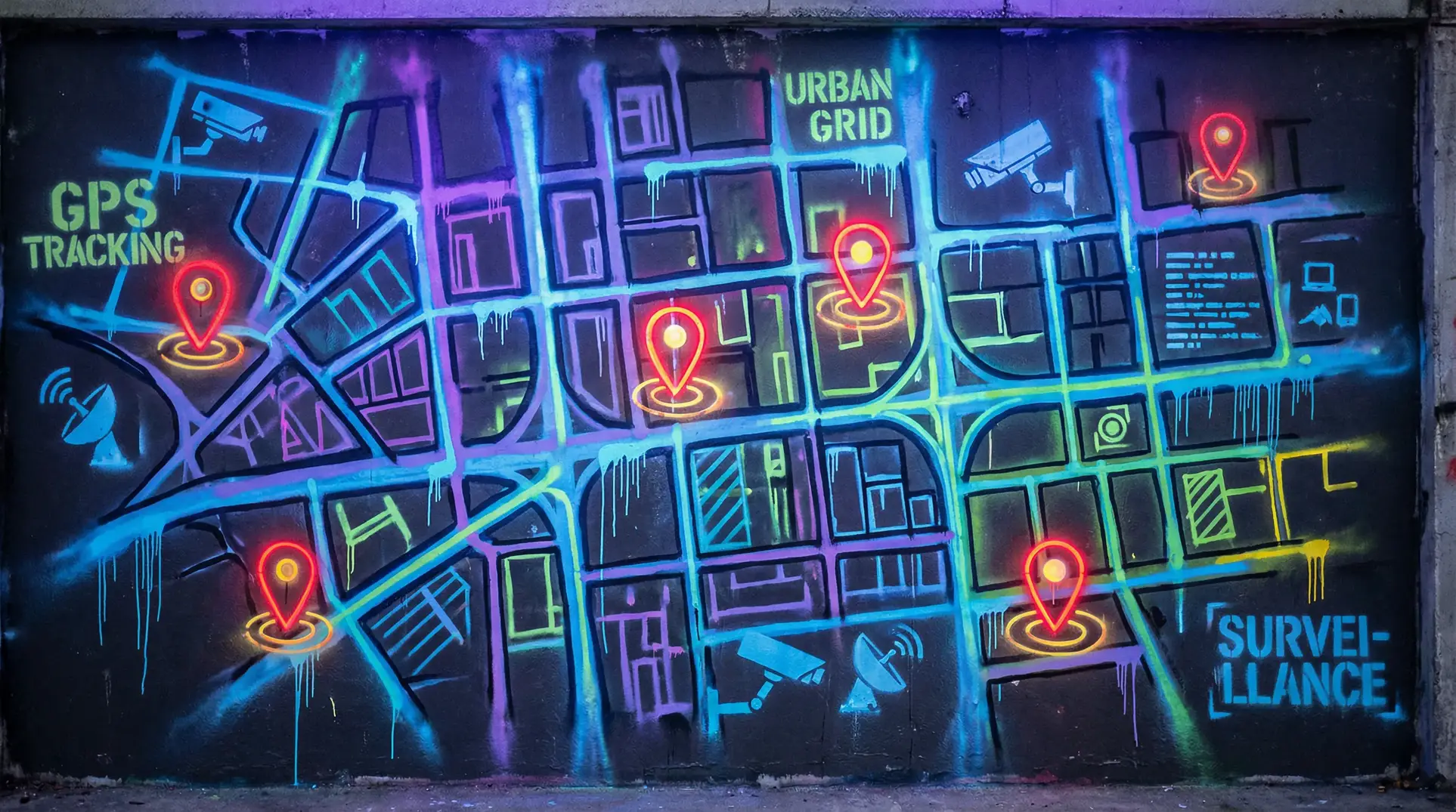 ova拯救精灵森林第三集 狗仔追踪地图 - 城市涂鸦风格